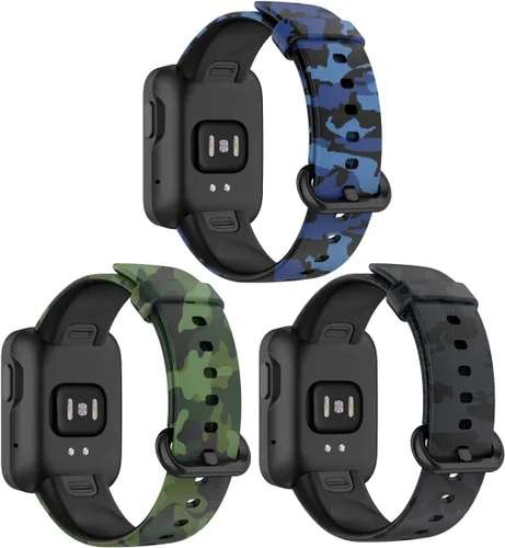 Miniatura 13 de Senter Correa de reloj de silicona suave Correa de repuesto para Xiaomi Mi Watch Lite y Redmi Watch Lite Smart Watch 2 piezas-C
