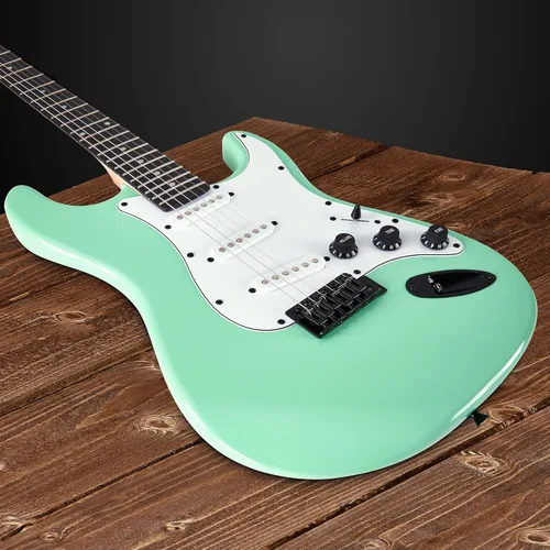 Miniatura 4 de LyxPro CS Kit de guitarra eléctrica de 39 pulgadas para principiantes, intermedios y profesionales con guitarra, cable de amplificador, 6 púas