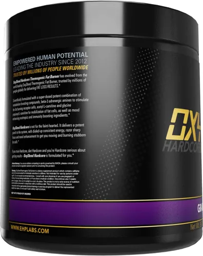 Miniatura 10 de EHP Labs OxyShred Hardcore Super Dosed Polvo de Pre Entrenamiento - Polvo de Preentrenamiento con L Glutamina y Acetil L Carnitina, Bebida