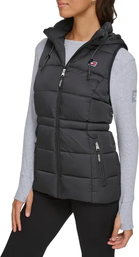 Miniatura 2 de Tommy Hilfiger Chaleco con capucha y cremallera completa para mujer