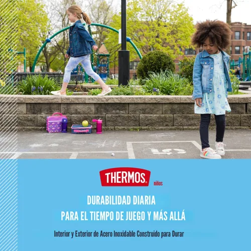 Miniatura 3 de THERMOS Funtainer - Tarro de alimentos aislado de 10 onzas, tarro de comida para niños con cuchara plegable, color negro