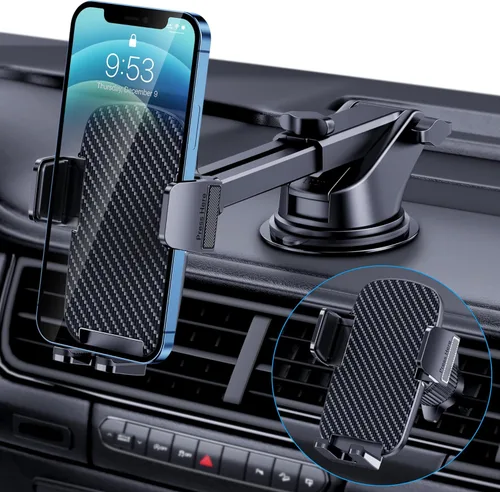 Miniatura 10 de Soporte de Teléfono para Coche Soporte de Montaje de Teléfono Soporte de Teléfono de Ranura de CD de Metal Mejorado Soporte de Teléfono Celular