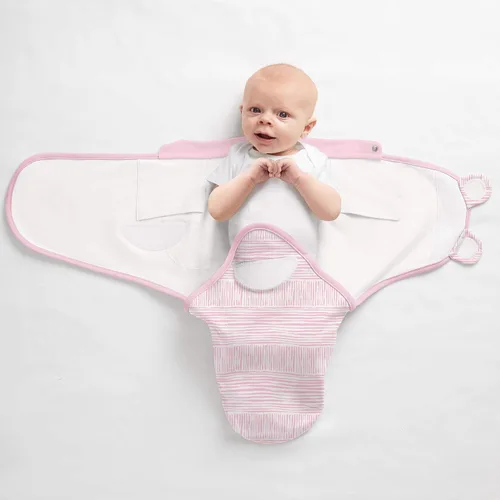 Miniatura 3 de SwaddleMe Natural Position - Manta envolvente 2 en 1 con cremallera fácil de cambiar, tamaño pequeño/mediano, 0-3 meses, paquete de 1