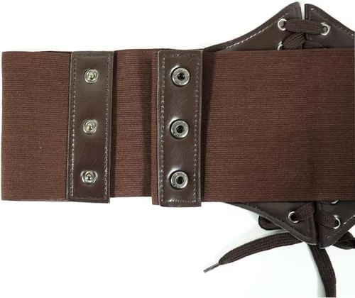 Miniatura 7 de WINROLA Cinturón elástico para mujer, cinturón de cintura con cordones, cinturón de avispa, para niñas y mujeres