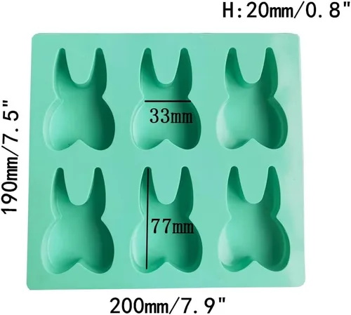 Miniatura 2 de Molde de silicona para dientes con forma de dientes, bandeja para cubitos de hielo, molde de chocolate, molde para dulces, mini molde para jabón