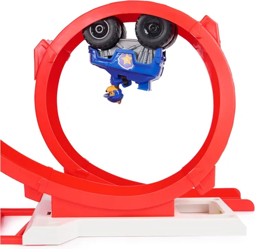 Miniatura 8 de PAW Patrol: Rescue Wheels Super Loop Tower HQ, con luz, sonido, lanzador de vehículos, figura de acción de Chase y camión de juguete, juguetes