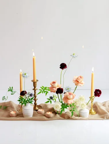 Miniatura 6 de The Beeswax Co - Velas de cera de abejas, aroma a miel natural, para el hogar, larga duración y ecológica, mecha de algodón, quema lenta, cera