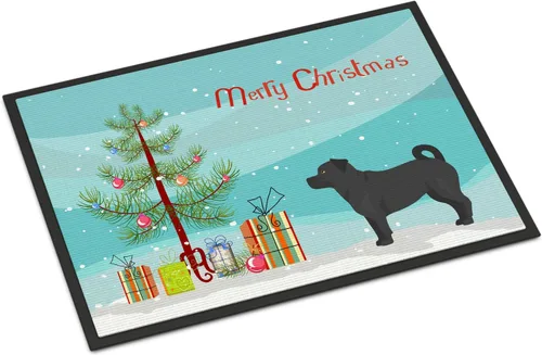 Miniatura 174 de Caroline's Treasures CK3799MAT Akita Shepherd - Tapete de árbol de Navidad de 18 x 27 pulgadas, tapete para puerta delantera, interior y exterior