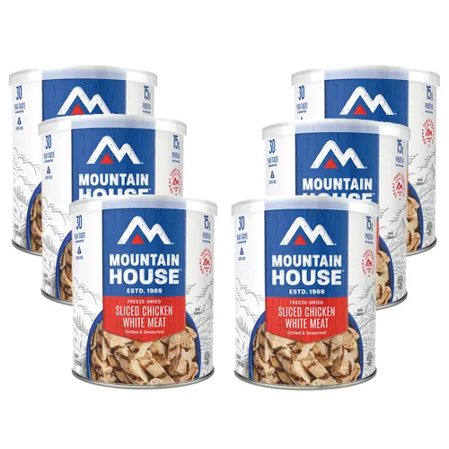 Miniatura 13 de Mountain House Fettuccine Alfredo liofilizado con pollo #10 lata – 9 porciones por lata – Alimento enlatado de supervivencia de emergencia