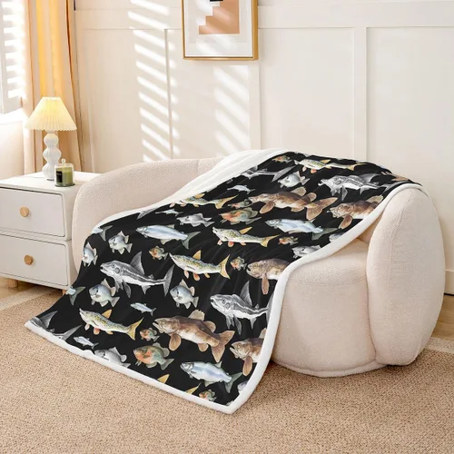 Miniatura 25 de Erosebridal Rooster Fleece Throw Blanket 40"x50" for Bedroom Living Rooms Sofa Couch,Chicken Farmhouse Sherpa Blanket,Wildflower Fuzzy Plush