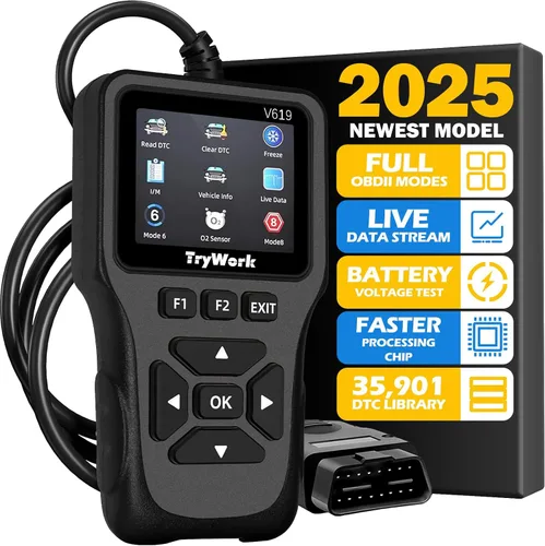 Miniatura 9 de Escáner de Diagnóstico OBD2, Lector de Códigos del Motor con Búsqueda de 35901 DTC, Modo 6 y 8, Preparación I/M para Todos los Autos OBDII desde