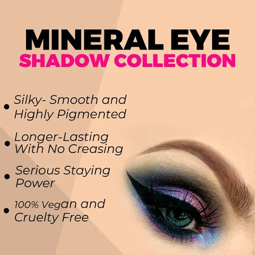 Miniatura 3 de Concrete Minerals - Sombra de ojos, de larga duración, sin grietas, sedoso y altamente pigmentado, 100% vegano y libre de crueldad, hecho a mano