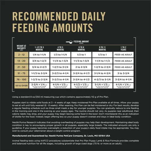 Miniatura 5 de Purina Pro Plan Alimento para cachorros con alto contenido de proteínas, fórmula de cordero y arroz DHA, bolsa de 34 libras