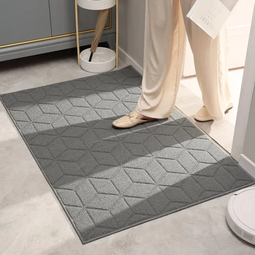 Miniatura 57 de GRANNY SAYS Tapete para puerta, de 32 x 20 pulgadas, tapete de bienvenida para exteriores, antideslizante, absorbe la suciedad para la entrada