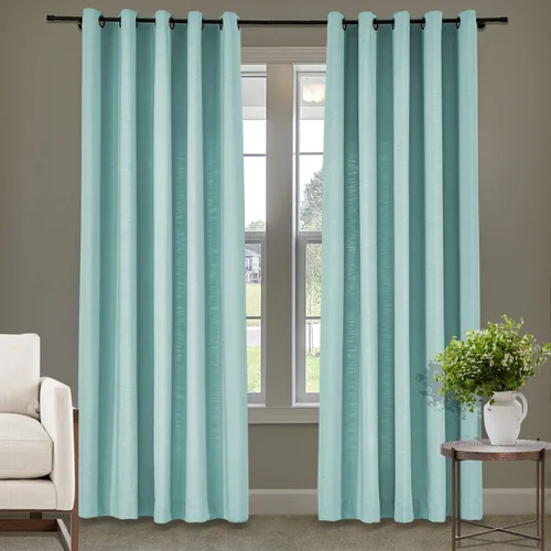 Miniatura 47 de Frelement Cortinas de lino de lino de bronce con ojales para interiores, tratamiento de ventanas para sala de estar, dormitorio, habitación
