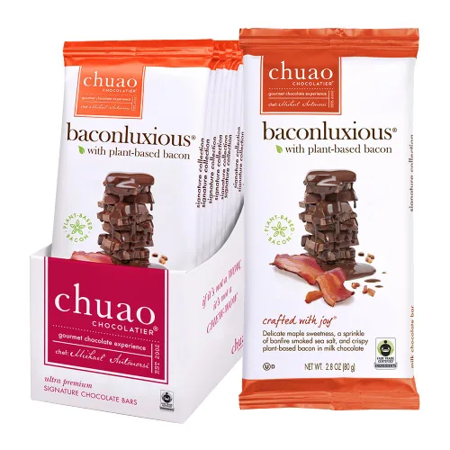 Miniatura 10 de Chuao Chocolatier Oh My S'mores Barras de chocolate con leche, chocolate gourmet artesano europeo sin conservantes, para cestas de regalo, Navidad