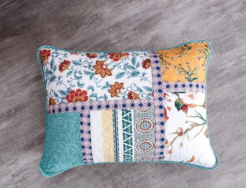 Miniatura 9 de Tache Home Colcha de cachemir floral bohemio rústico de algodón colcha de retazos