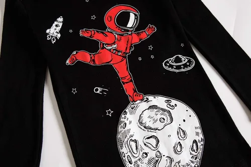 Miniatura 3 de Little bety - Pijama navideño para niños 100% algodón, diseño de manga larga