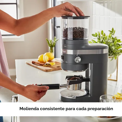 Miniatura 3 de KitchenAid Molinillo de café de rebabas - KCG8433 - Gris carbón mate