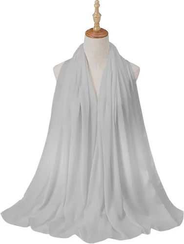 Miniatura 4 de tagunop Chales y envolturas de gasa para vestidos de noche, bufandas suaves para novia, boda, fiesta, accesorios para mujer, regalo para ella