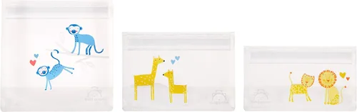 Miniatura 5 de Marca Amazon – Mama Bear Bolsas reutilizables para aperitivos, con gancho y bucle, talla única, paquete de 18
