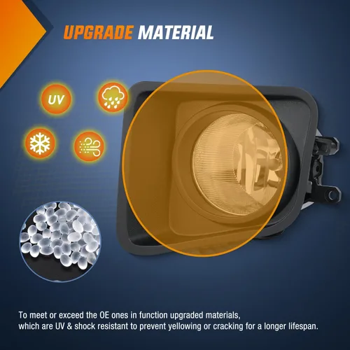 Miniatura 5 de Nilight Conjunto de luces antiniebla compatible con Toyota Tundra 2014, 2015, 2016, 2017, 2018, 2019, 2020 y 2021, lente transparente de repuesto