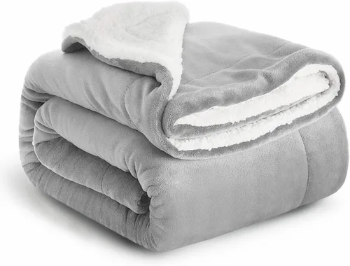 Miniatura 57 de MOONLIGHT20015 Mantas Sherpa de color rosa bebé tamaño King para cama – Paquete al por mayor de 9 mantas Sherpa – Manta suave y esponjosa