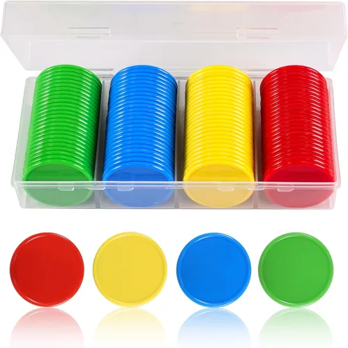 Miniatura 7 de Fichas de póquer plásticas de 1,45 pulgadas para fichas de juego Fichas de juego de cartas de póquer a granel