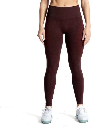 Miniatura 5 de Aoxjox Leggings de entrenamiento sin costuras para mujer, con contorno de sonrisa, cintura alta, pantalones de yoga para gimnasio