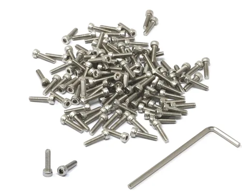 Miniatura 181 de iexcell 25 piezas M4 x 60/65/70/75/3.150 in paso de rosca 0.028 in acero inoxidable 304 cabeza hexagonal Tornillos Tornillos surtido Kit