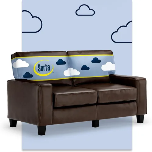 Miniatura 58 de Serta Palisades Sofás Tapizados para Sala, Sofá de Diseño Moderno, Tela, Beige
