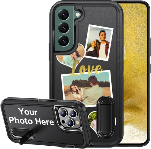 Miniatura 10 de Funda de teléfono personalizada para Samsung Galaxy S22 Ultra 5G, funda protectora de cuerpo completo a prueba de golpes con múltiples fotos, funda