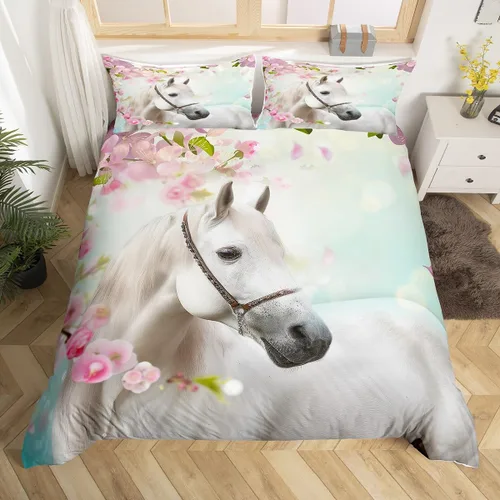 Miniatura 39 de Erosebridal Juego de ropa de cama para niños de construcción tamaño individual para niños, cubierta de edredón para camiones excavadoras, juego