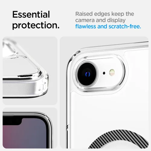 Miniatura 373 de Spigen Funda para iPhone 13 Mini, ultra híbrida MagFit [antiamarilleo] [compatible con Magsafe] - Transparente