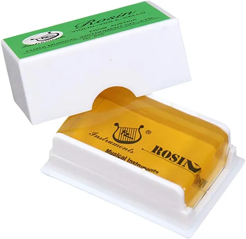 Miniatura 4 de Rosin Natural para violín violonchelo viola colofonia luz baja polvo para arcos cuerda instrumento musical accesorio amarillo con estuche 3