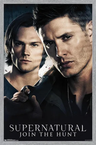 Miniatura 16 de Trends International Supernatural - Póster de pared de hermanos, 14.725 x 22.375 pulgadas, versión enmarcada de madera de granero