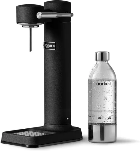 Miniatura 11 de Aarke Carbonator lll con cilindro de CO2, máquina de agua con gas y carbonatación, acero inoxidable con botella reutilizable PET sin BPA, volumen