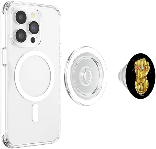 Miniatura 4 de Marvel Infinity War Low Poly Gauntlet PopSockets MagSafe PopGrip para iPhone