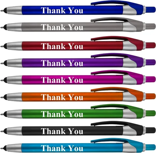 Miniatura 3 de Lápiz óptico de regalo de felicitación para dispositivos de pantalla táctil, bolígrafo combinado 2 en 1, para apreciación de empleados, eventos