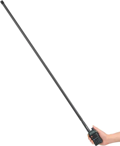 Miniatura 6 de Paquete de 2 ABBREE Antena Táctica CS Plegable de Doble Banda 144/430Mhz SMA-Hembra de 42.5 Pulgadas de Longitud para Radio GMRS Baofeng UV-5R