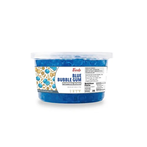 Miniatura 8 de Popping Bursting Boba Juice Ball - Blue Bubble Gum Flavor FPB026
