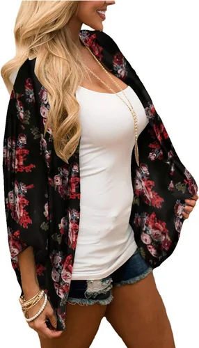 Miniatura 3 de BB&KK Women's Kimono Cover Ups Tops Lightweight Summer Cardigans