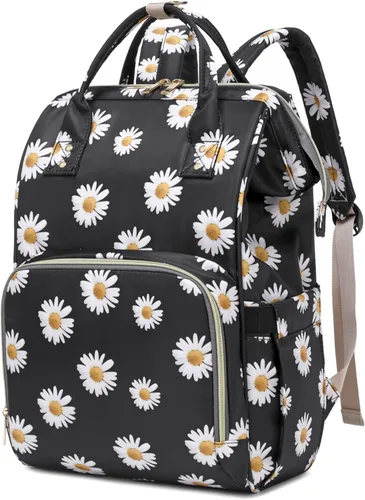 Miniatura 10 de Mochila para computadora portátil para mujeres y niñas, mochilas universitarias, mochila escolar de 15.6 pulgadas, Conejito, Mochilas de viaje