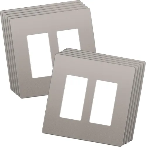 Miniatura 58 de LIDER Placa de pared decorativa sin tornillos para interruptor, resistente a los impactos, plexiglás de acrílico espejado, renovación moderna