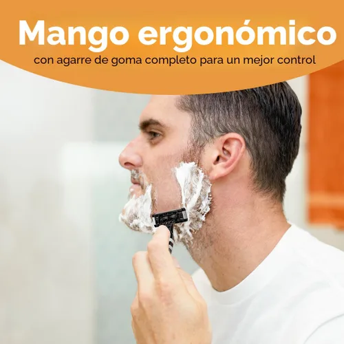 Miniatura 6 de BIC Flex 5 - Maquinilla de afeitar desechable para hombres, rasuradora de piel sensible para un afeitado suave, cómodo y cerrado, juego de 4 piezas