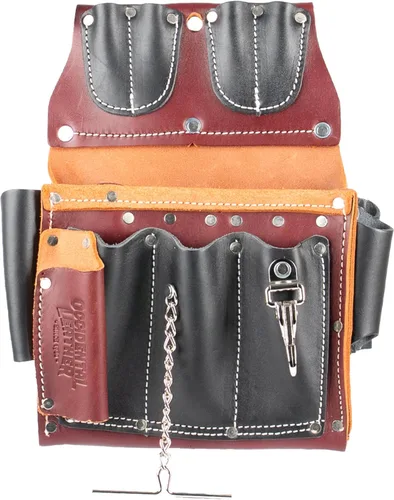 Miniatura 5 de Occidental Leather - Maletín de herramientas para electricistas - Para zurdos - 25 bolsillos y portaherramientas - Fabricado en EE. UU