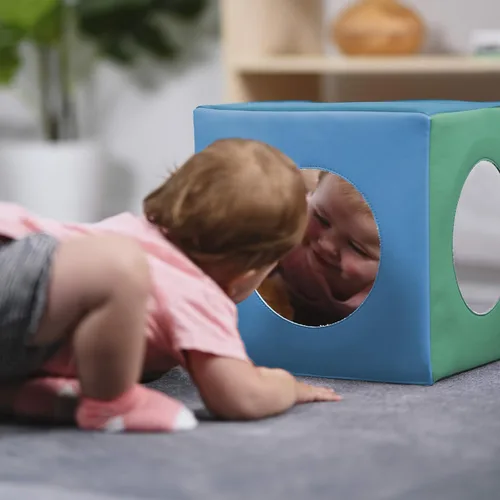 Miniatura 9 de ECR4Kids SoftZone - Cubo de espejo, juguete sensorial, contemporáneo