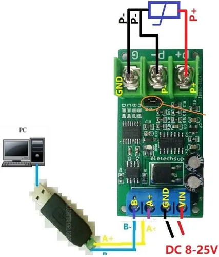 Miniatura 4 de PT100 Thermocouple RTD Sensor Tester with High-Quality Temperature Measurement IC -20-400 Celsius RS485 Modbus Rtu (1 PCS (A version 20-400C))