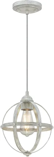 Westinghouse Lighting - Araña de luces 6110500 Stella Mira, estilo vintage, para interiores, con tres luces, acabado en madera rústica, con detalles