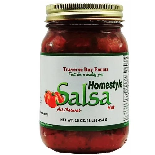 Miniatura 3 de Traverse Bay Farms Salsa gruesa - Caliente: fabricada en pequeños lotes con la mayor cantidad de productos cultivados localmente como sea posible.